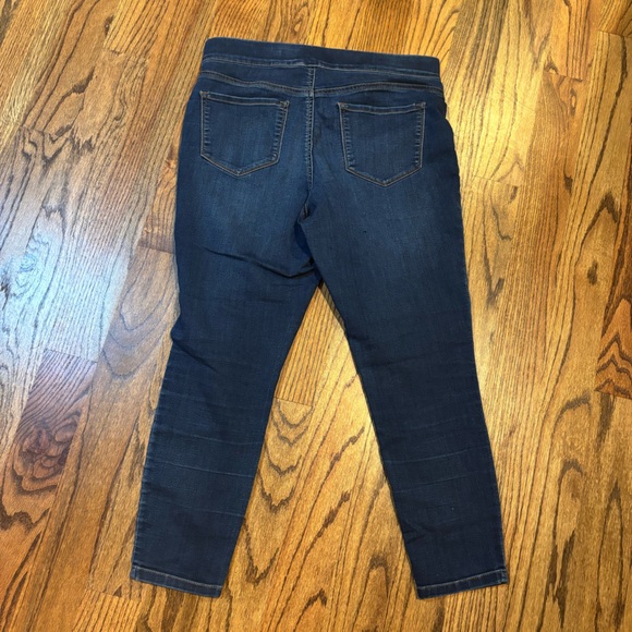 Nine‎ West Dark Indigo Women's Pull On Skinny Jeans size 10 - Picture 2 of 5